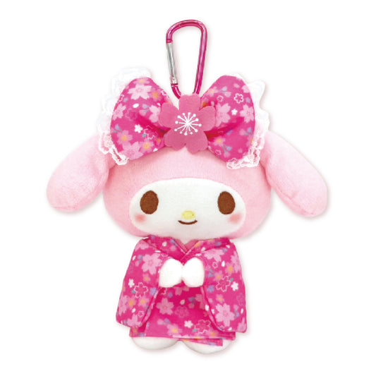 ぬいぐるみエコバッグ 桜着物 マイメロディ