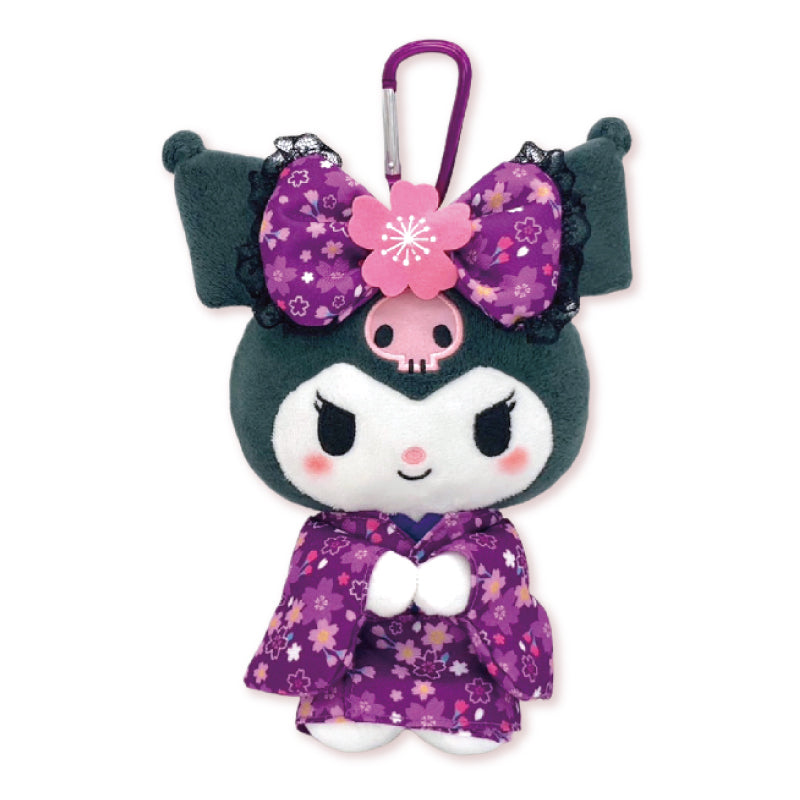 ぬいぐるみエコバッグ 桜着物 クロミ