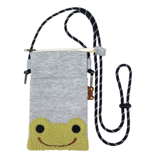 ｐｅｔｉｔ ｐｉｃｋｌｅｓ ファスナーサコッシュ 杢ＧＹ