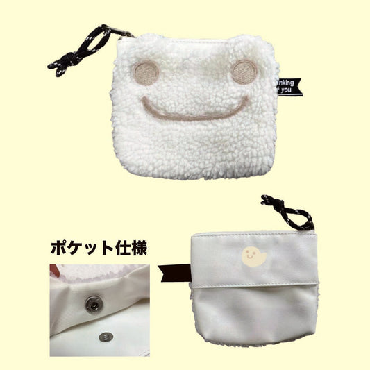 ピクルス もこフェイス ティッシュポーチ