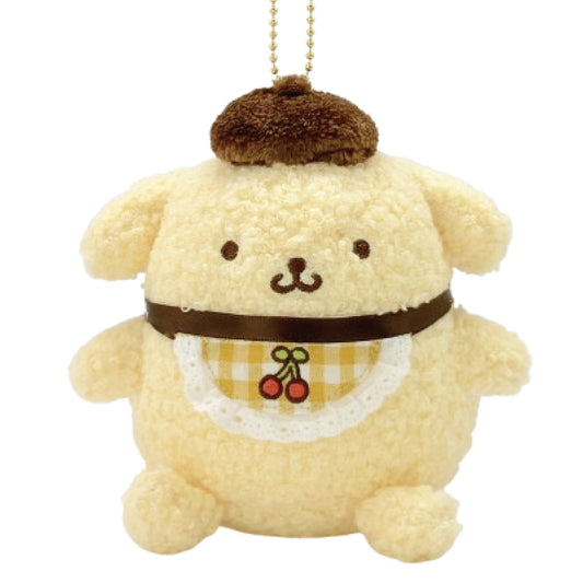 ポムポムプリン さくらんぼチェック マスコット