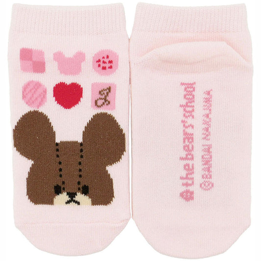 くまのがっこう ジャッキーズチョコレート キッズソックス PK
