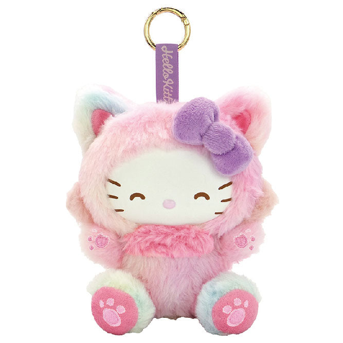 ハローキティ ファインフェイスキャット レインボー