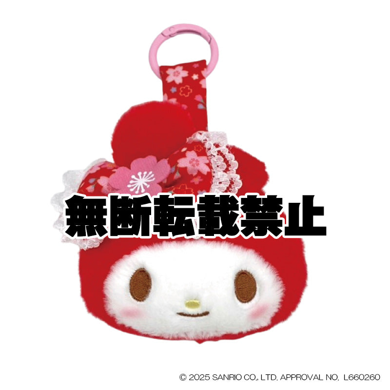 フェイスタグマスコット 桜着物 マイメロディ RD