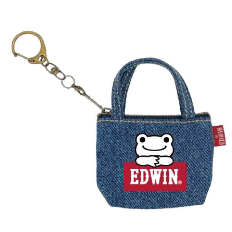 ピクルス EDWIN ミニトートチャーム デニム