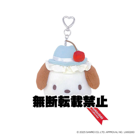 スカイブルーチェリーケーキ ポチャッコ ミニカラビナポーチ　2026年7月発売