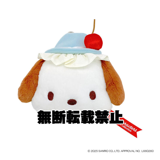 スカイブルーチェリーケーキ ポチャッコ フェイスパスケース　2026年7月発売
