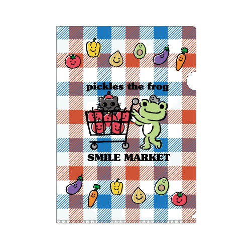 かえるのピクルス Ａ４クリアファイル Ｓｍｉｌｅ ＭＡＲＫＥＴ （株）ジェイ・エム