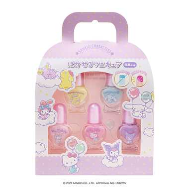 230728 サンリオキャラクターズ はがせるマニキュア5本セット