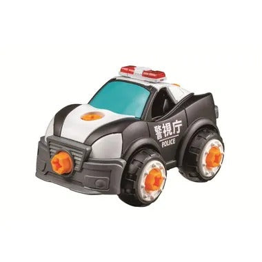 【メーカー取寄】JYCC009-BK はじめてくみたてシリーズ パトカー