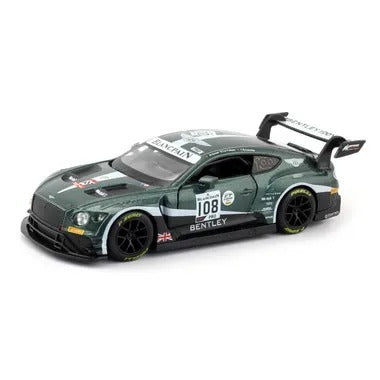 【メーカー取寄】JDC6049-MG キャストワールドライト＆サウンド レースカーシリーズ ベントレー コンチネンタルGT3