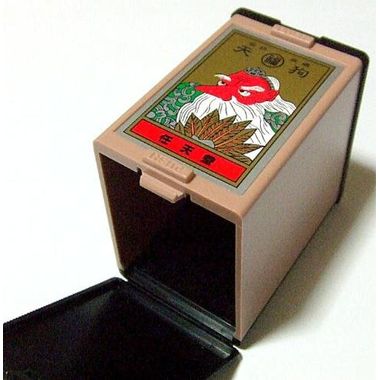 花札 丸福天狗（黒）