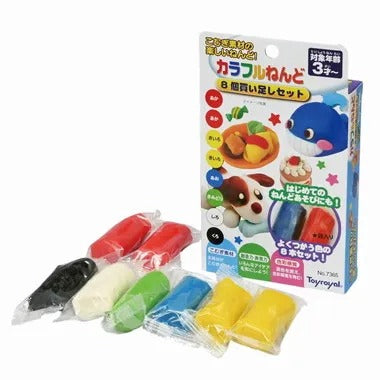 【メーカー取寄】7365 カラフルねんど８個買い足しセット