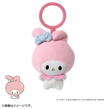 ぷにコミュ ぷにぬいキーチェーン マイメロディ メロディのぷにるんず