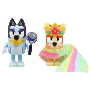 ブルーイ ブルーイなかよしフィギュアセット クイーンビンゴとブルーイ