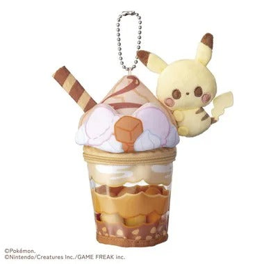 ポケモン ポケピース ピカチュウのキャラメルパフェぬいぐるみチャーム