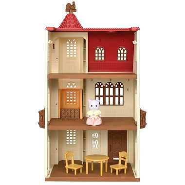 ﾊ-49 赤い屋根のエレベーターのあるお家