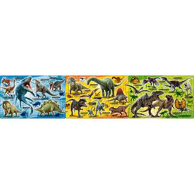 【メーカー取寄】24-164 ステップパノラマパズル ジュラシック・ワールド/新たなる支配者