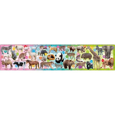 【メーカー取寄】24-165 ステップパノラマパズル どうぶつえん