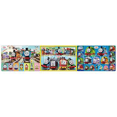 【メーカー取寄】24-201 ステップパノラマパズル きかんしゃトーマス みんなでゴー！
