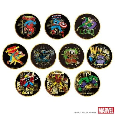 【メーカー取寄】RKB-A02 金バッジ 単品 マーベルキャラクター ｖｏｌ．２