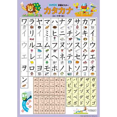 【メーカー取寄】GP-62 学習ポスター カタカナ