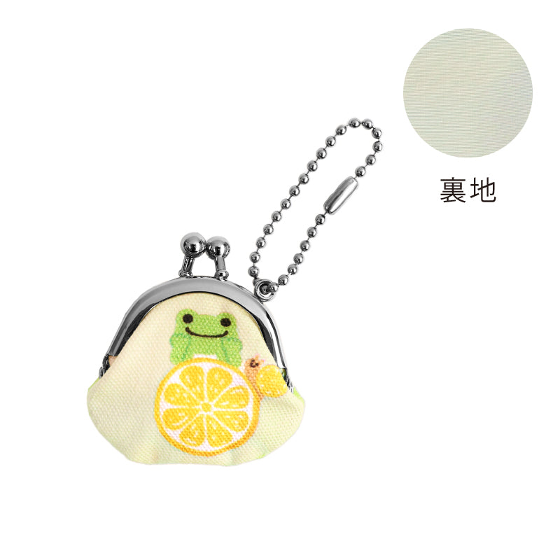 かえるのピクルス ミニがま口ストラップ レモン 秀和㈱