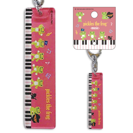 かえるのピクルス アクリルスティックキーホルダー ＭＵＳＩＣ (株)牛久保工芸社