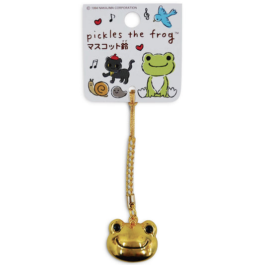 かえるのピクルス 顔鈴根付 ＧＤ (株)牛久保工芸社