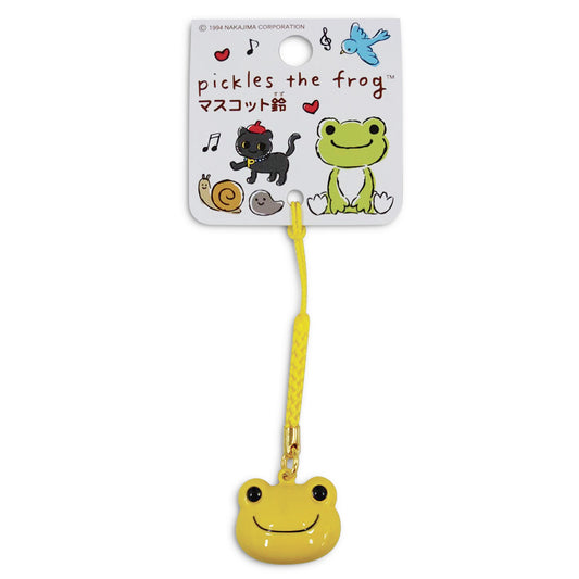 かえるのピクルス 顔鈴根付 ＹＥ (株)牛久保工芸社