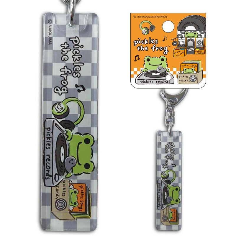 かえるのピクルス アクリルスティックキーホルダー レコーズ (株)牛久保工芸社
