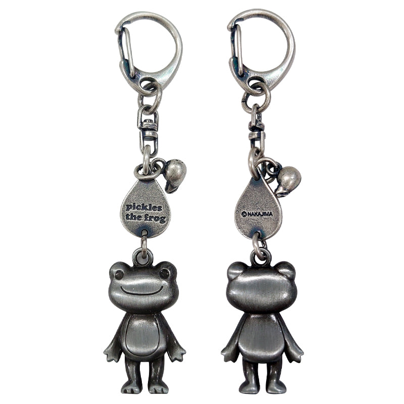 かえるのピクルス キャストキーホルダー 銀フルビ (株)牛久保工芸社