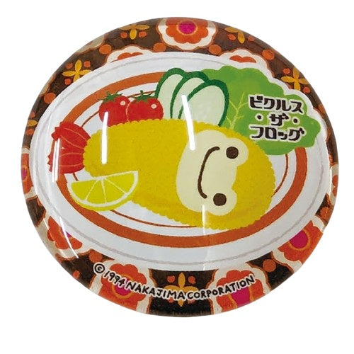 かえるのピクルス　ガラスマグネット　純喫茶エビフライ　　（株）牛久保工芸社