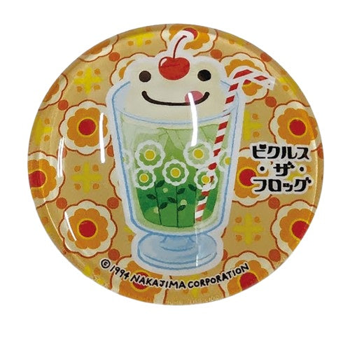 かえるのピクルス ガラスマグネット 純喫茶メロンソーダ （株）牛久保工芸社