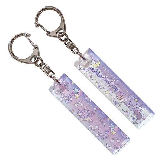 かえるのピクルス　ゆめかわアクリルスティックＫＨ　パープル＿ピクルスと仲間　　（株）牛久保工芸社