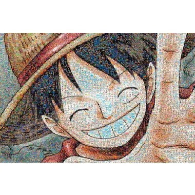 ワンピース1000-583 ワンピースモザイクアート【ルフィ】