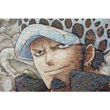 【メーカー取寄】ワンピース1000-584 ワンピースモザイクアート【ロー】