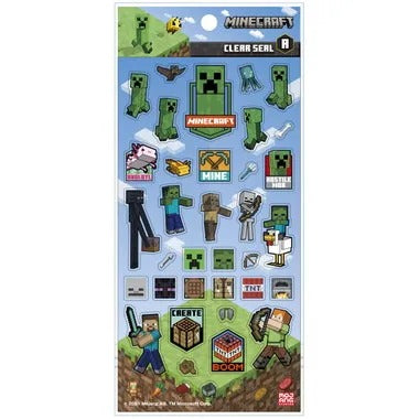 |メーカー品切れ中|【メーカー取寄】クリアシール A MINECRAFT マインクラフト