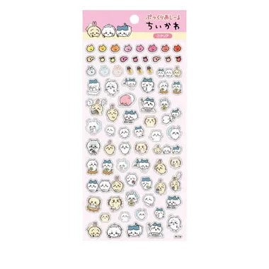 【メーカー取寄】ぷっくりあしーる ①クリア ちいかわ