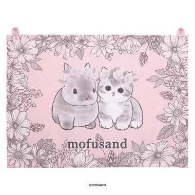 【メーカー取寄】ファブリックポスター M うさにゃん mofusand