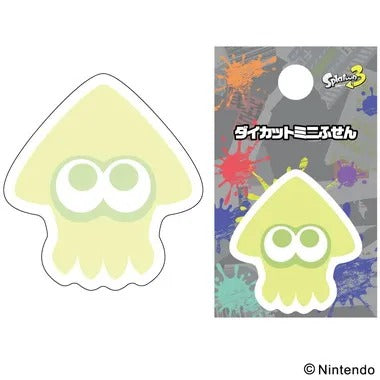 |メーカー品切れ中|【メーカー取寄】ダイカットミニふせん ①イカ スプラトゥーン3