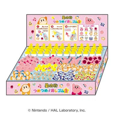 【メーカー取寄】星のカービィ つめつめ消しゴム3（ボトル36個入）