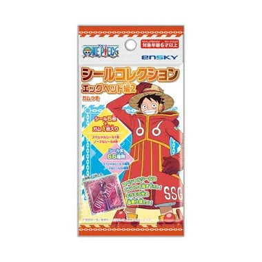 【メーカー取寄】シールコレクションエッグヘッド編２ガムつき ワンピース