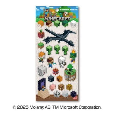 【メーカー取寄】クリアシール ⑧ISOMETRIC MINECRAFT マインクラフト