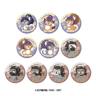 【メーカー取寄】どうぶつフォーゼ グリッターカンバッジコレクション2 忍たま乱太郎