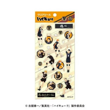 |メーカー品切れ中|【メーカー取寄】クリアシール1 アニメ「ハイキュー!!」