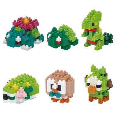 NBMC_21 ナノブロック ミニナノ ポケットモンスター くさタイプ（単品）