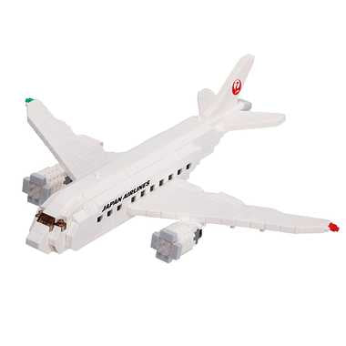 【メーカー取寄】NBM-044 ナノブロック JAL 旅客機