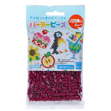 80-15248K パーラービーズ 単色 エッグプラント