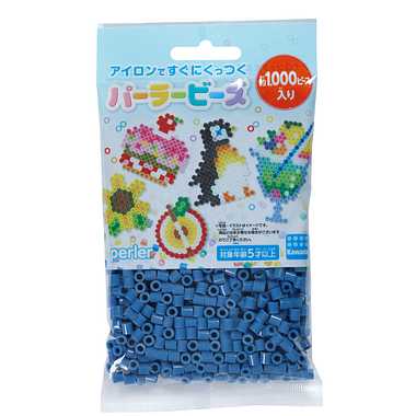 80-15253K パーラービーズ 単色 デニム